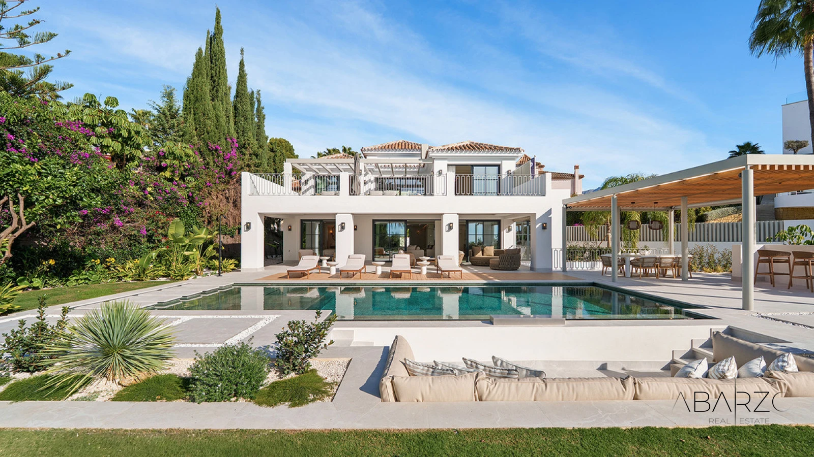 Renovated Modern Villa with Sea Views and Wine Bodega in La Quinta, Benahavís — luxury property for sale in La Quinta, Benahavís