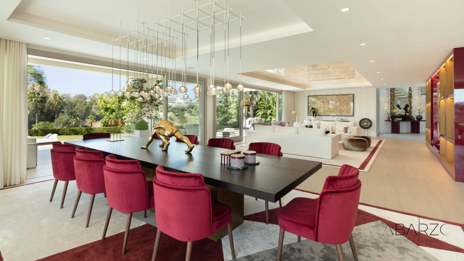 Luxurious villa in Marbella's Aloha Golf Valley with front-line golf views and guest house — interior, Nueva Andalucía, Marbella (9 of 49)