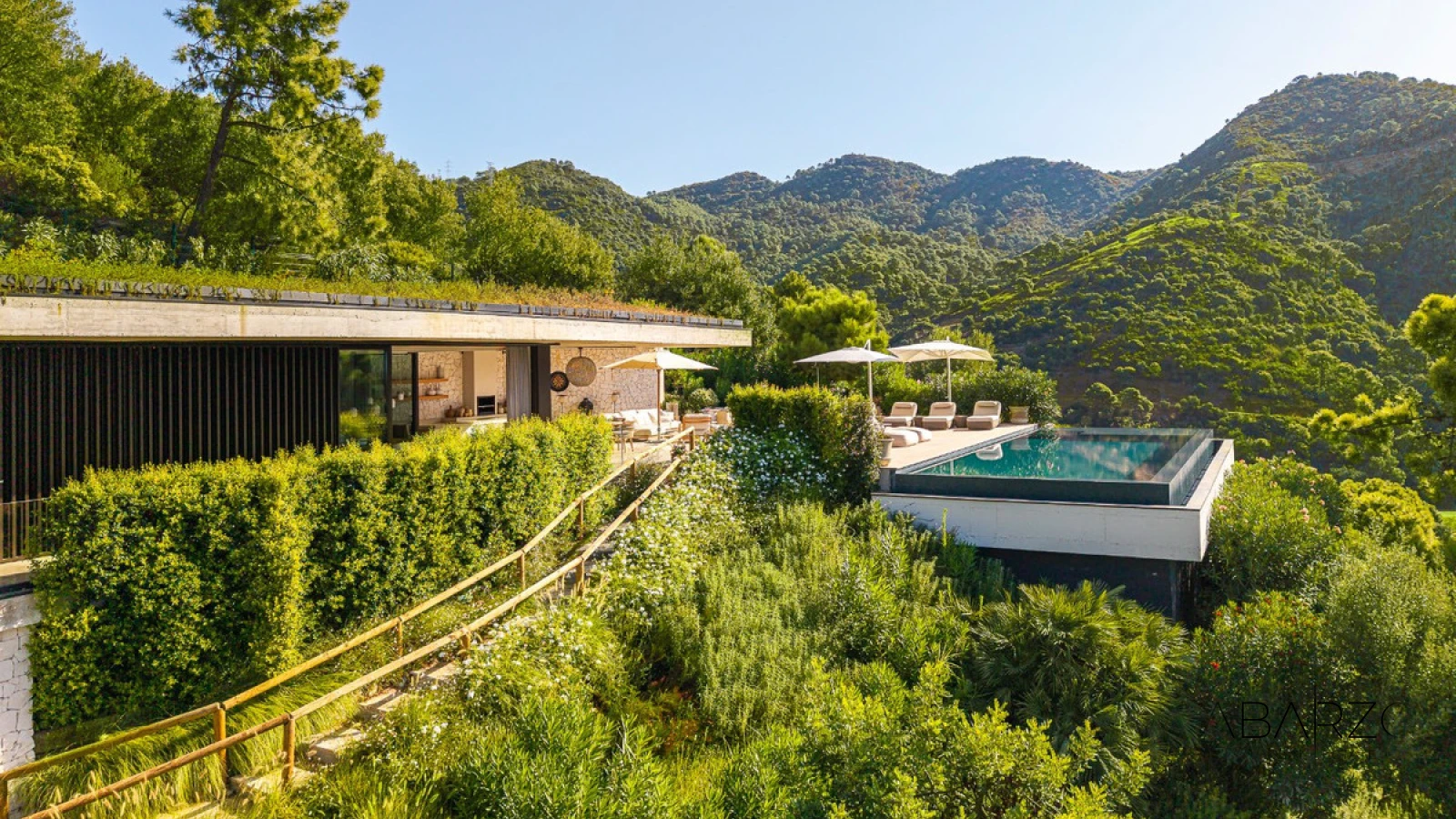 Contemporary hillside house with Mediterranean views and integrated design — interior, El Madroñal, Benahavís (49 of 49)