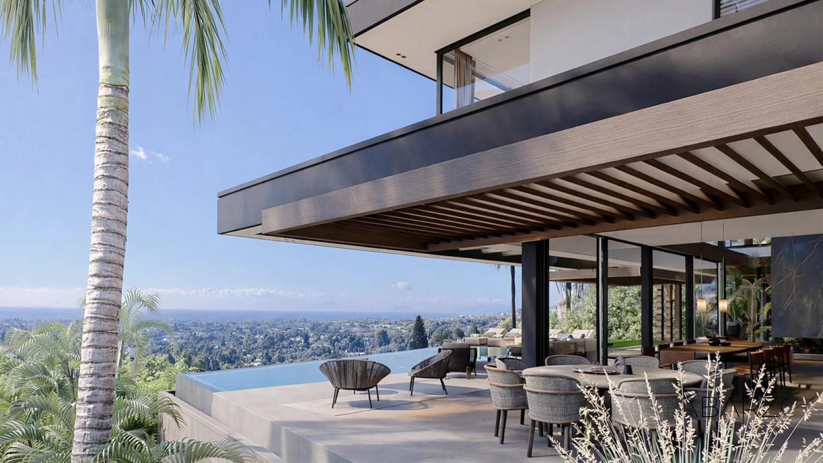 Prime Residential Plot with Contemporary Project in El Herrojo Alto, Benahavís, Panoramic Sea Views — interior, La Quinta, Benahavís (16 of 42)