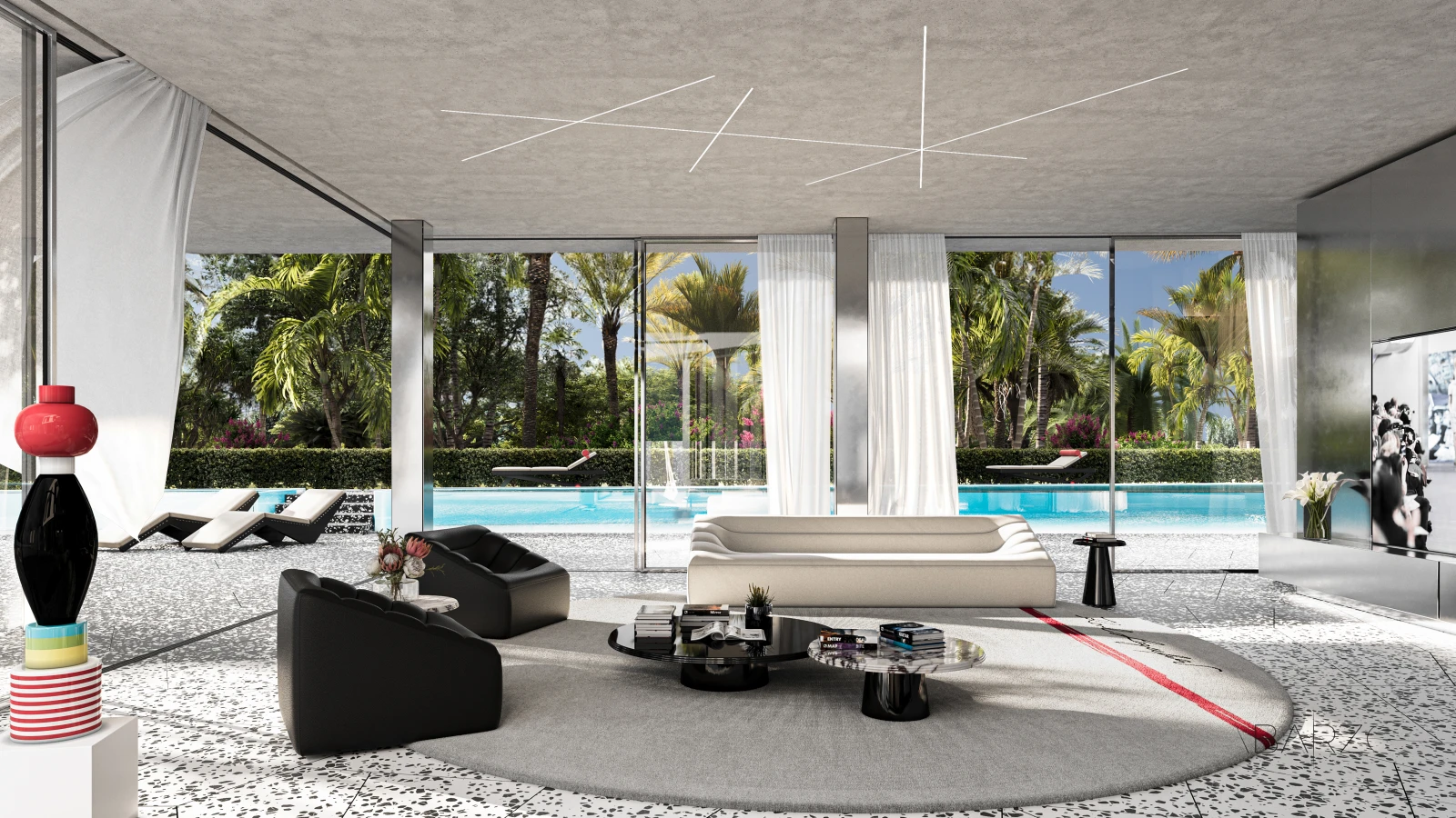 Villas en la Milla de Oro de Marbella con diseño arquitectónico de Karl Lagerfeld — interior, Golden Mile, Marbella (4 of 11)