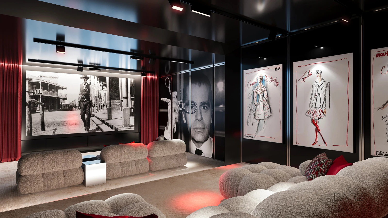 Villas en la Milla de Oro de Marbella con diseño arquitectónico de Karl Lagerfeld — interior, Golden Mile, Marbella (9 of 11)