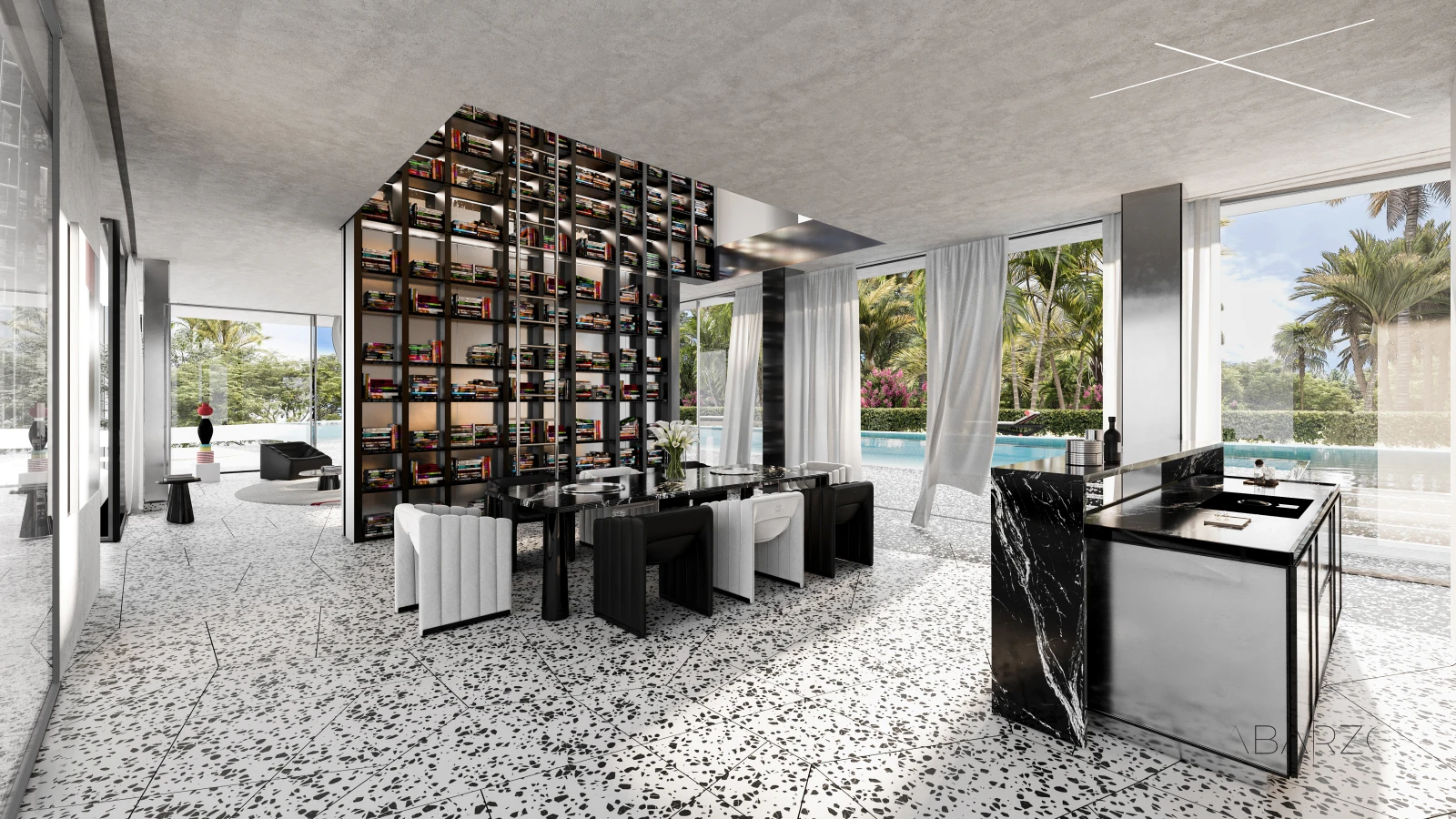 Villas en la Milla de Oro de Marbella con diseño arquitectónico de Karl Lagerfeld — interior, Golden Mile, Marbella (2 of 11)