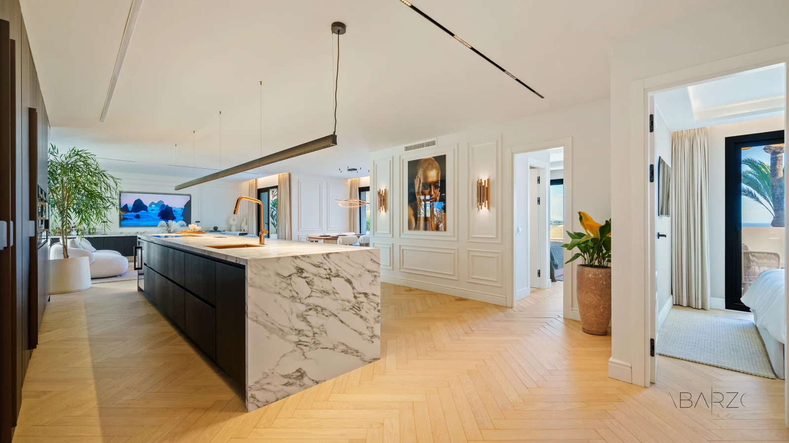 Duplex penthouse in Nueva Andalucia Marbella with private pool and sea views — interior, Nueva Andalucía, Marbella (6 of 60)