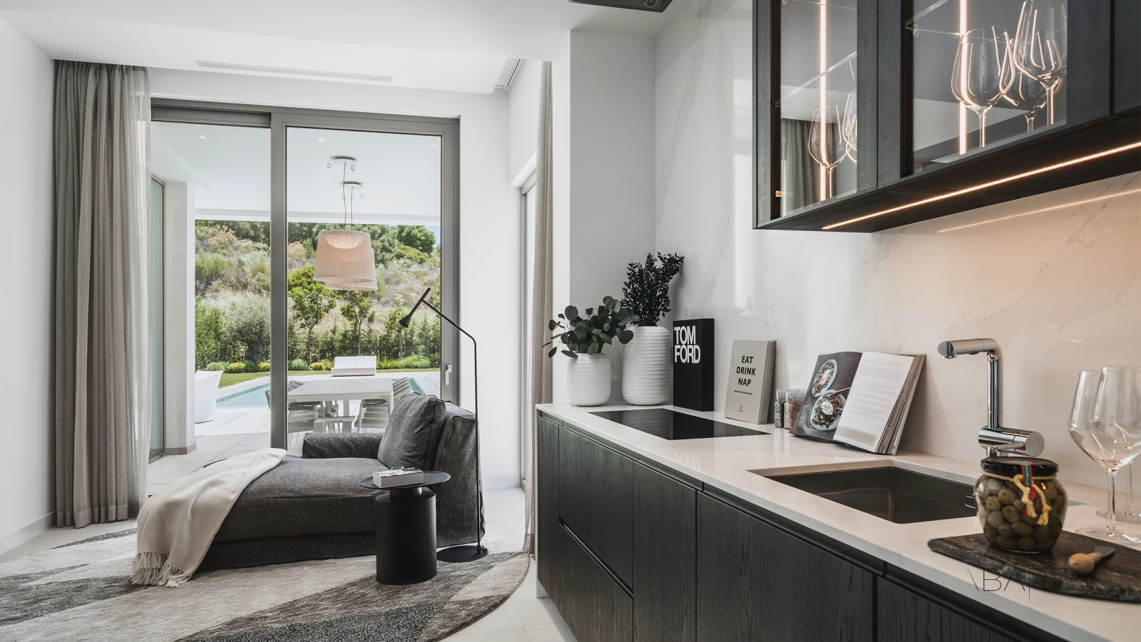 Furnished Contemporary Villa in El Paraíso, Marbella New Golden Mile — interior, New Golden Mile, Estepona (12 of 16)