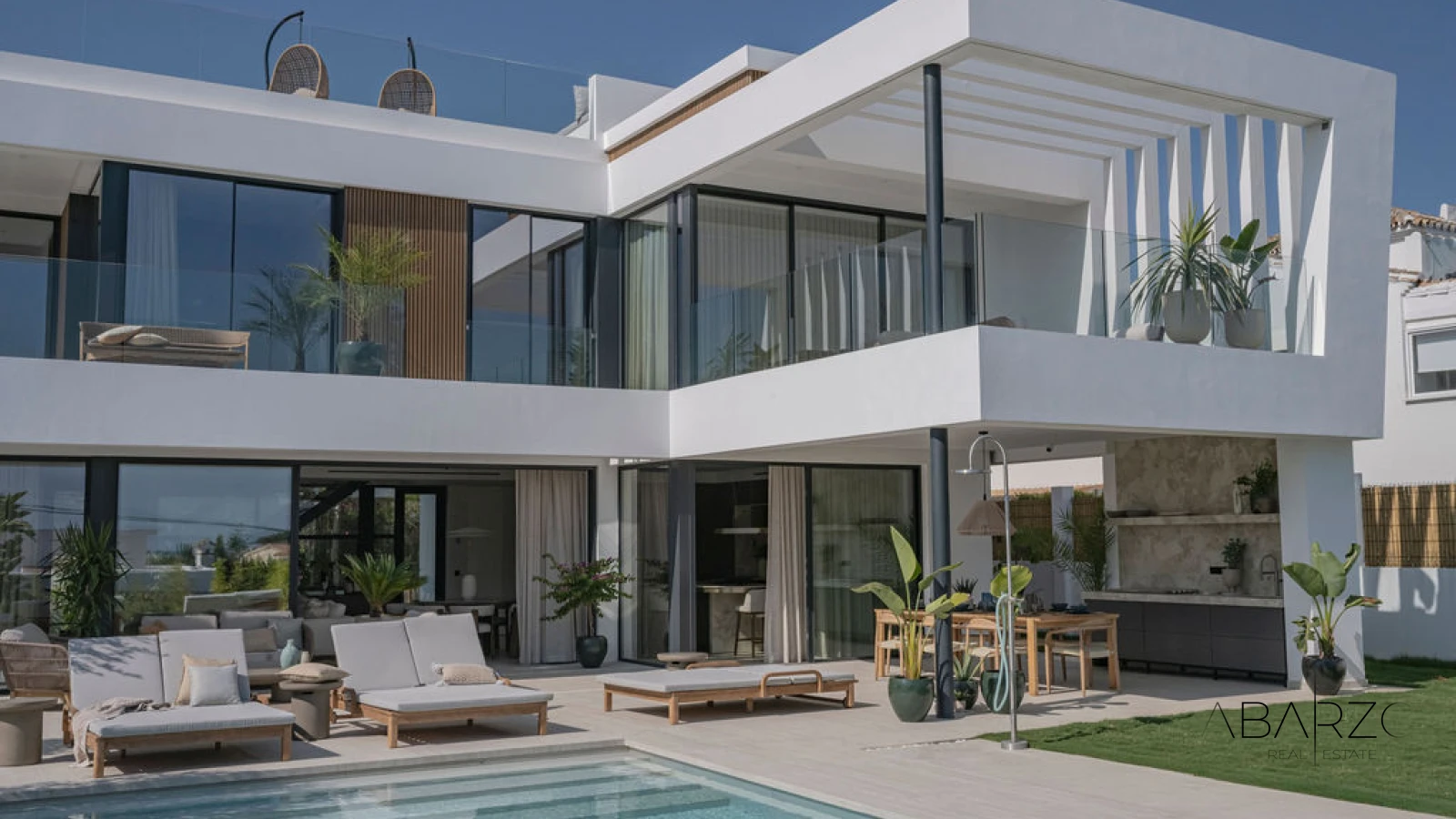 Exceptional Contemporary Villa in Marbesa, East Marbella with Private Pool and Sea Views — luxury property for sale in Marbella East, Marbella