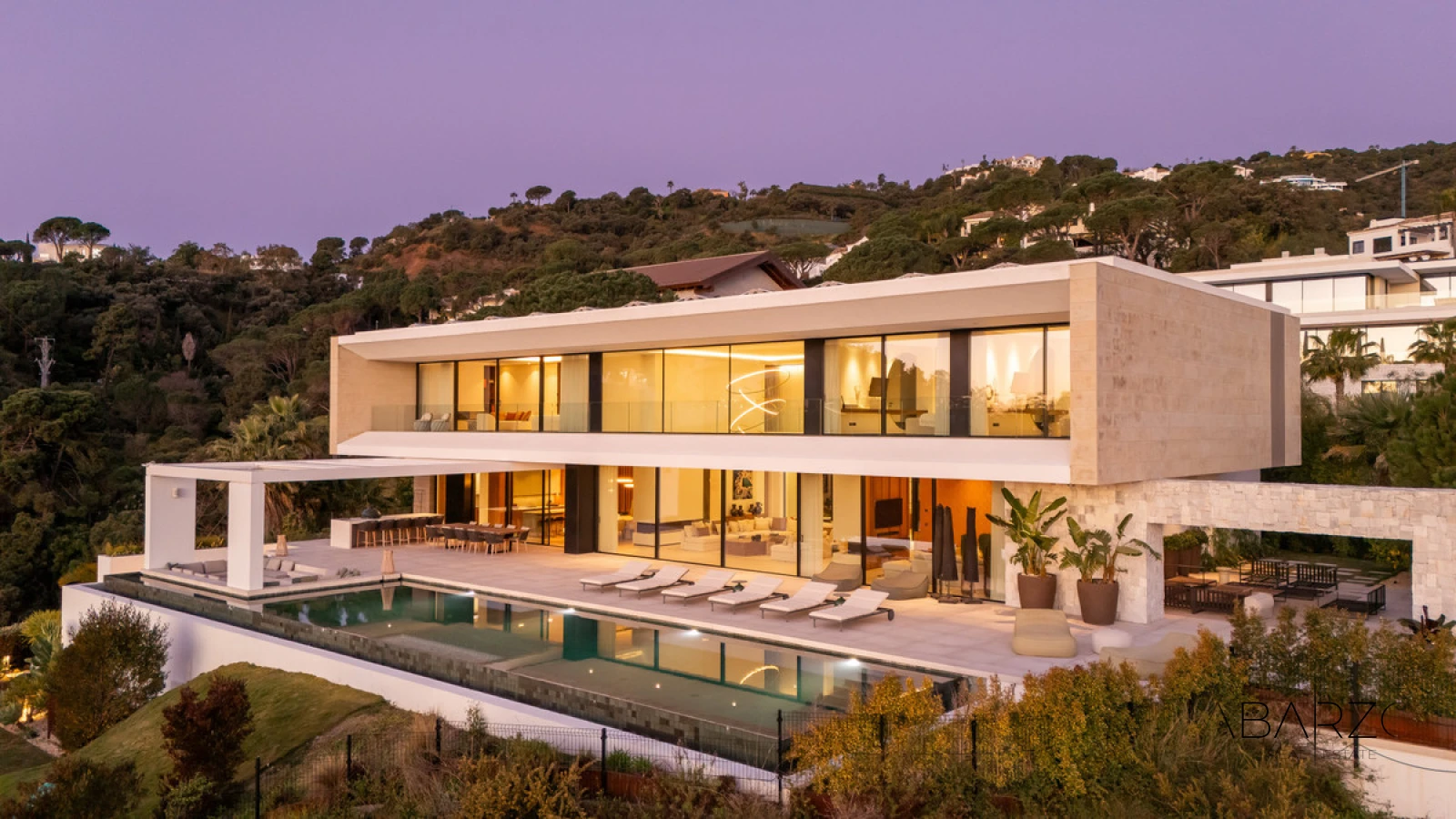 Contemporary Villa with Outdoor and Indoor Pool and Panoramic Views in El Madroñal, Benahavis — luxury property for sale in el-madronal, Benahavís