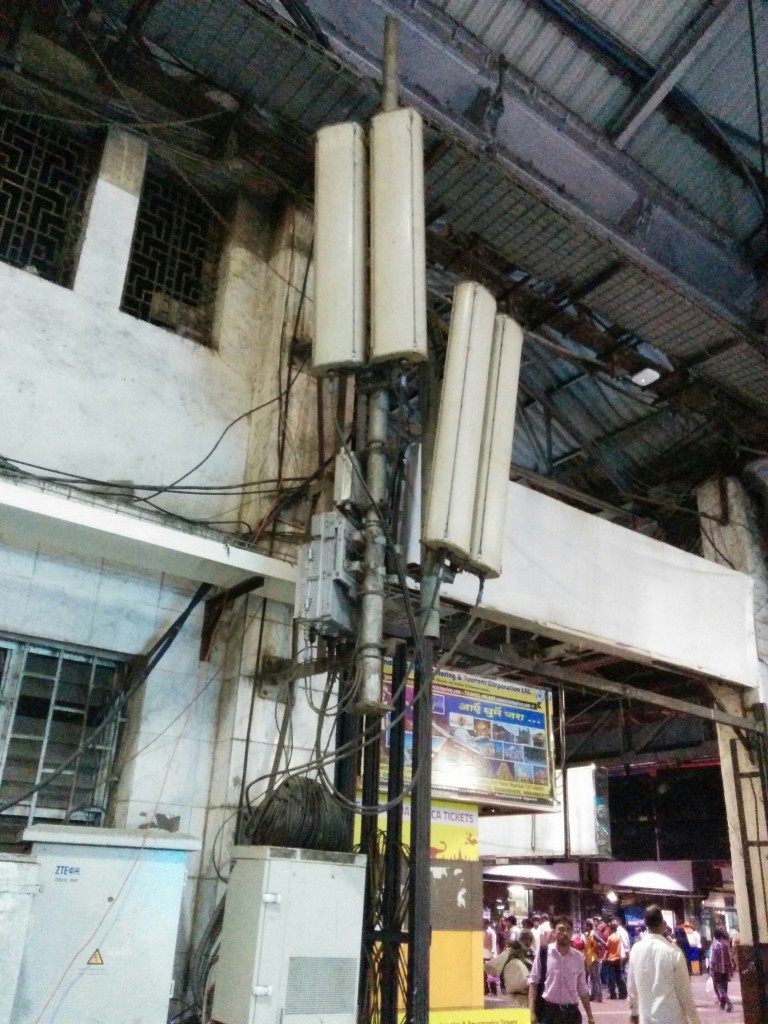 Cell Tower at Kurla Railway Station, Mumbai