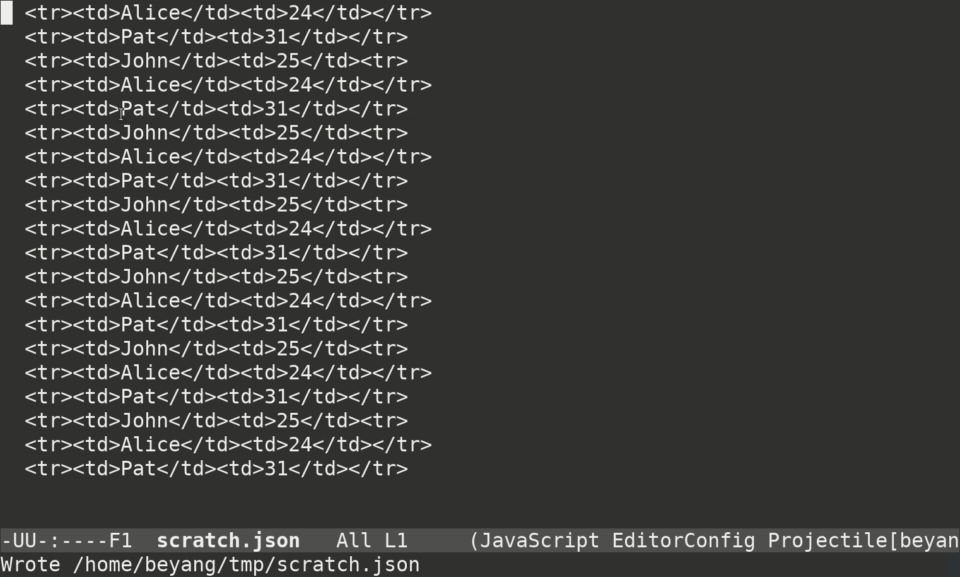 Emacs keyboard macros animation