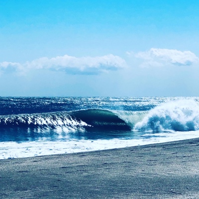 海岸のゴミ拾い