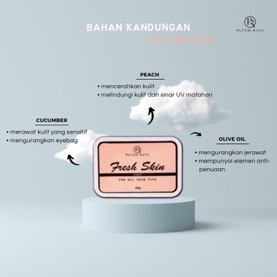BENEFIT FRESH SKINZ SOAP 🍑