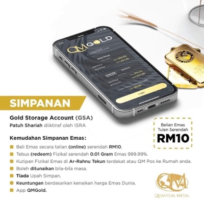 Simpanan Emas Dengan Hanya Min RM10
