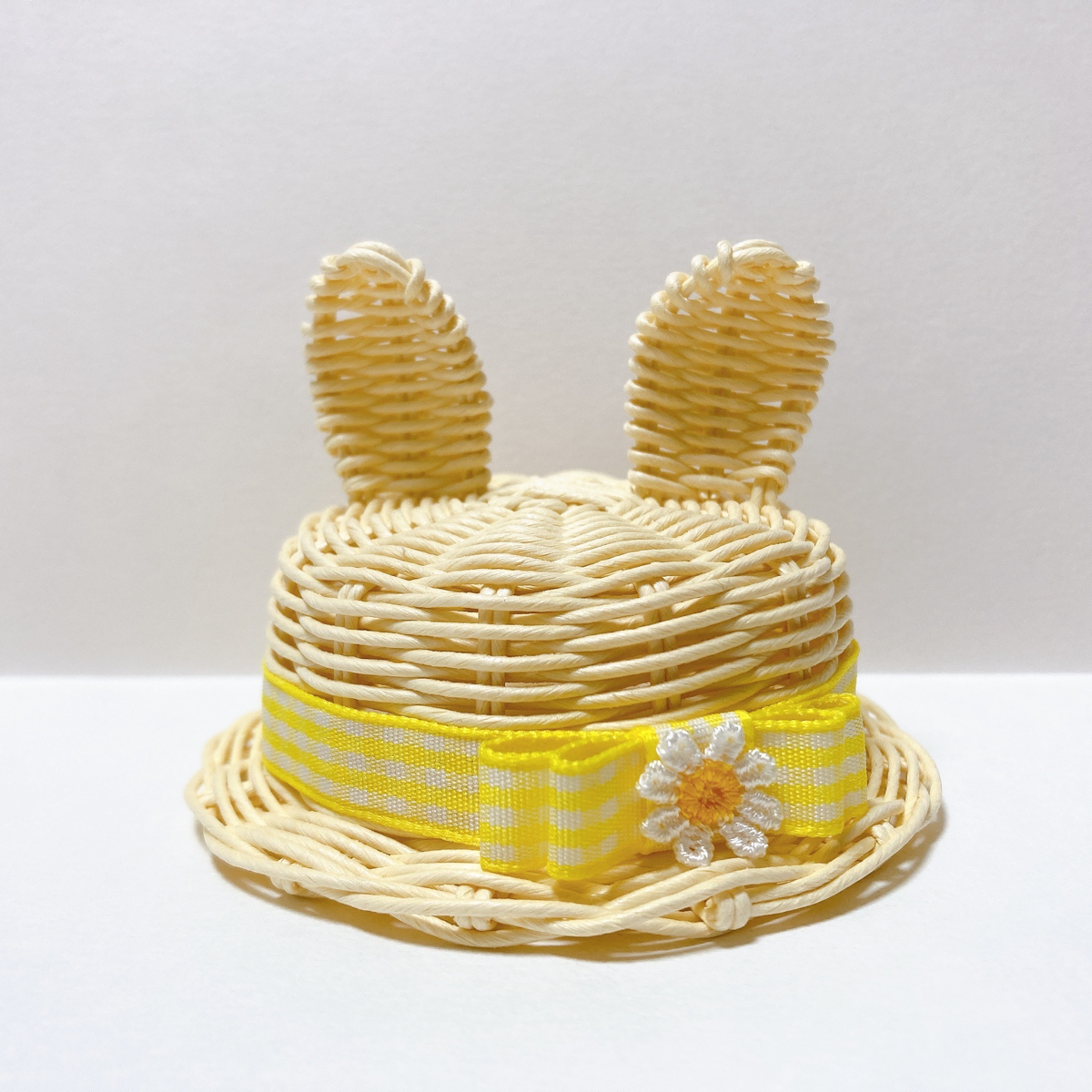 ウサギな帽子 黄②