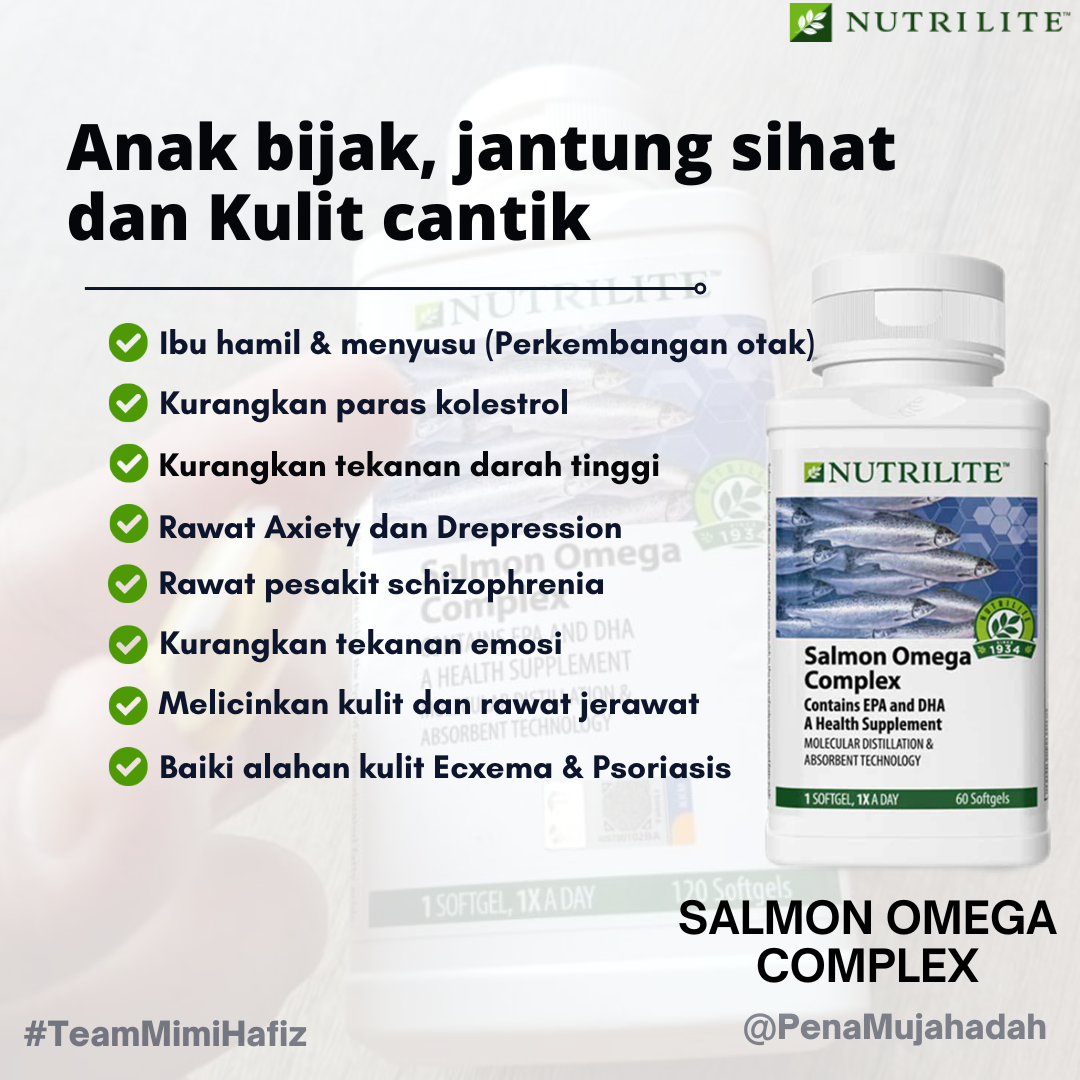 Salmon Omega - Mental sihat tanpa depression 