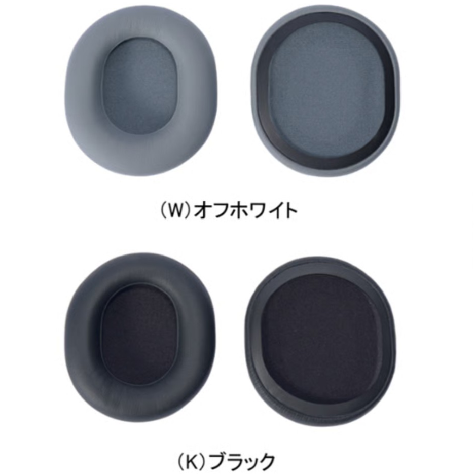 [HA-ST12/HA-SX12 HD用]イヤーパッド両耳セット（W:オフホワイト/K:ブラック）