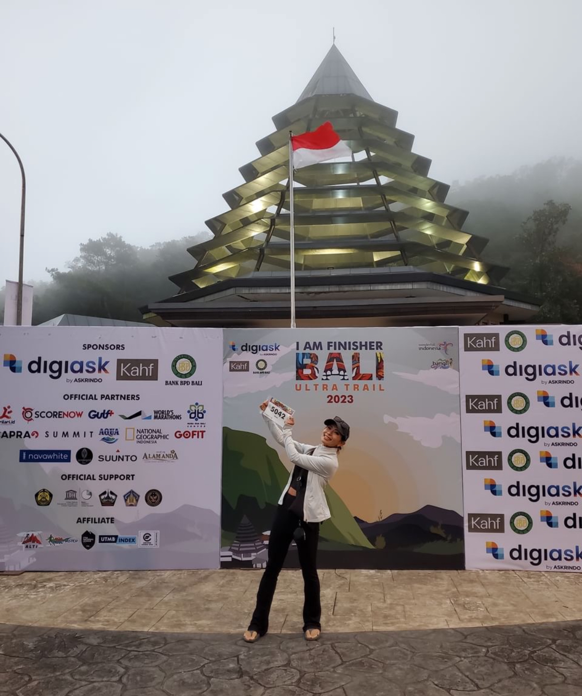 インドネシア🇮🇩バリウルトラトレイル50km⛰出場