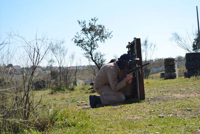 Campo natural de paintball en Bilbao