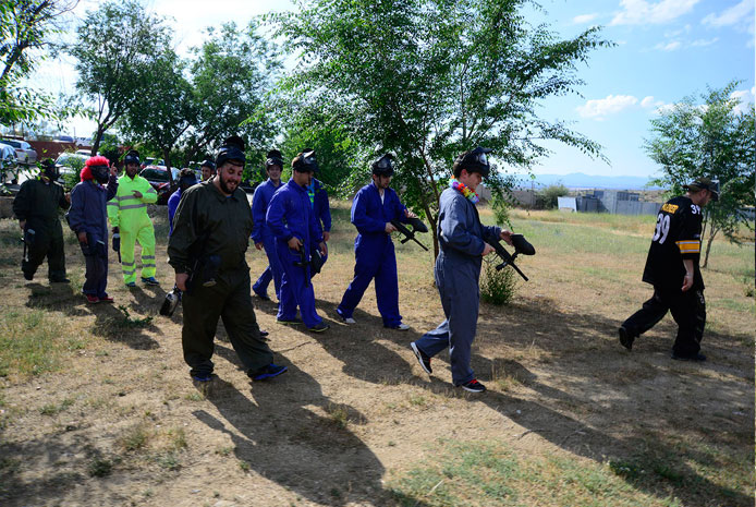 Escenarios de guerra paintball en Bilbao