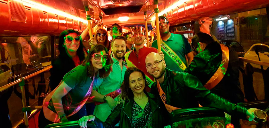 Fin de semana de fiesta en Partybus en Madrid