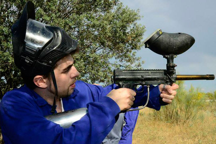 Guerra de paintaball en Madrid