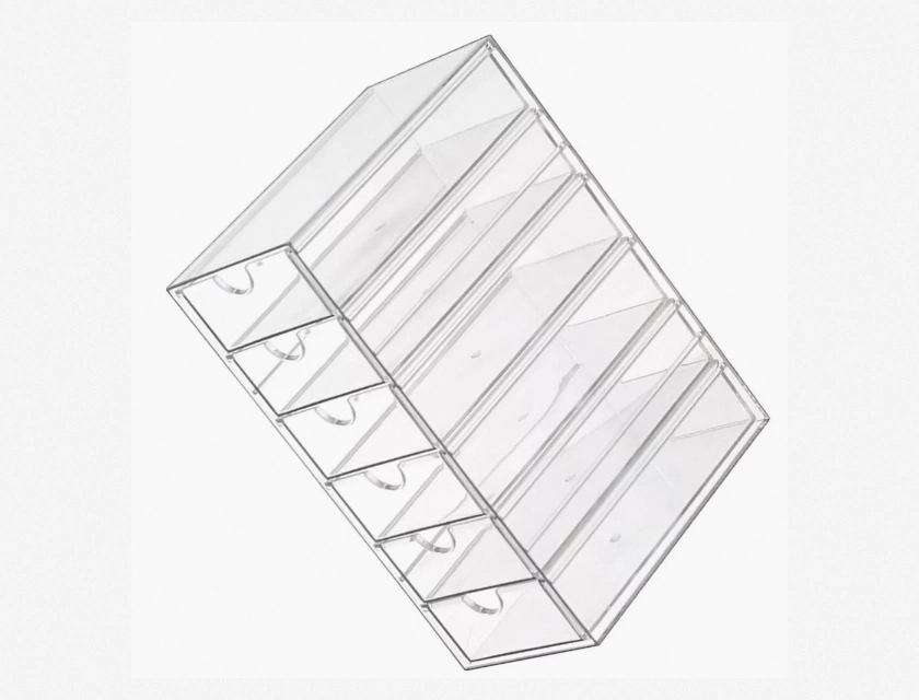 Acrylic Storage Bins Drawer Box Trinket Organizer Space Saving