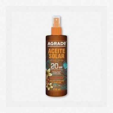 Agrado Accelerator Tanning Oil SPF 20 for Sun-Kissed Glow