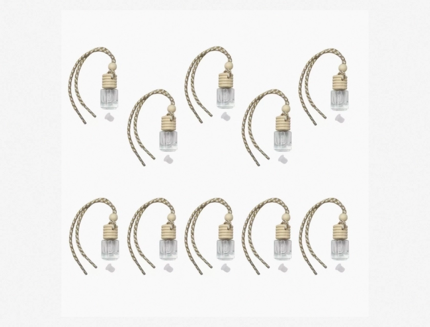 Hanging Car Air Freshener Diffuser Bottle for Essential Oils and Fragrances