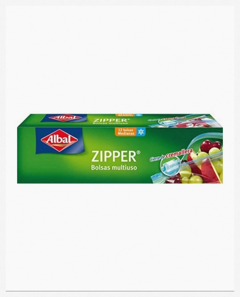 Albal Hermetic Multi-Use Bags 1 Liter, 12 Count, Airtight Food Storage