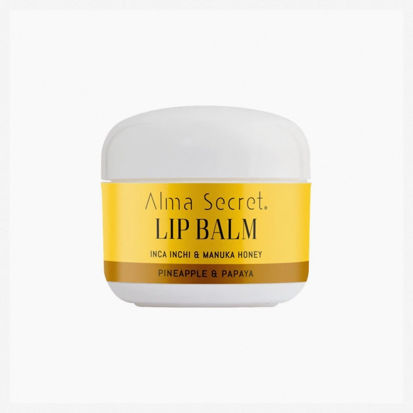 Alma Secret Manuka Lip Balm Pineapple and Papaya 10ml, Natural Moisturizing Lip Care with Manuka Honey