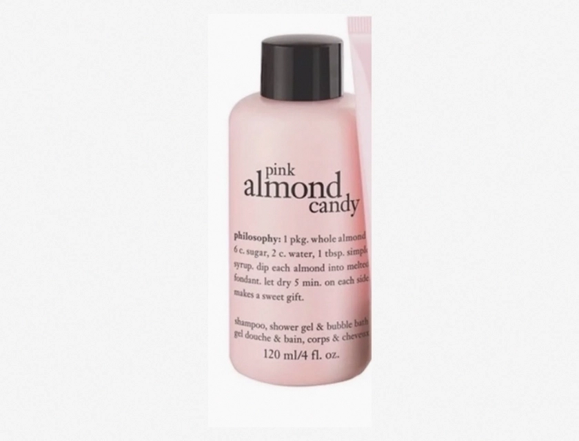 Philosophy Pink Almond Candy Shampoo, Shower Gel & Bubble Bath, 4 oz