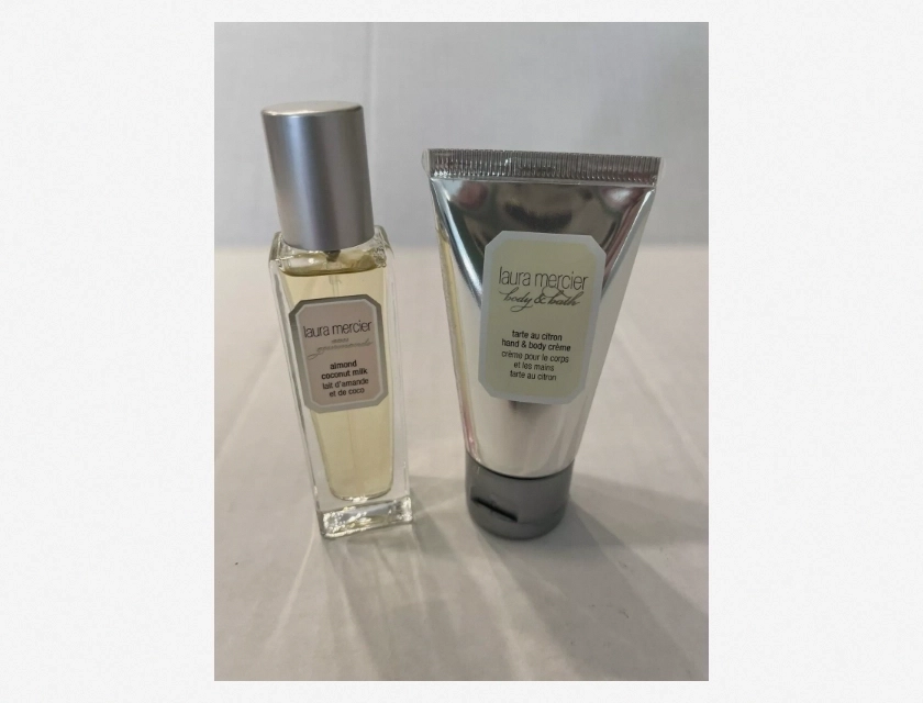 Laura Mercier Almond Coconut Eau De Toilette Miniature and Body Creme Set, 0.5 Fl Oz