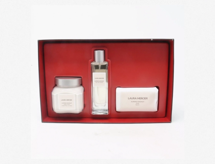 Laura Mercier Almond Coconut Eau De Toilette Travel Set, 3 Piece Collection