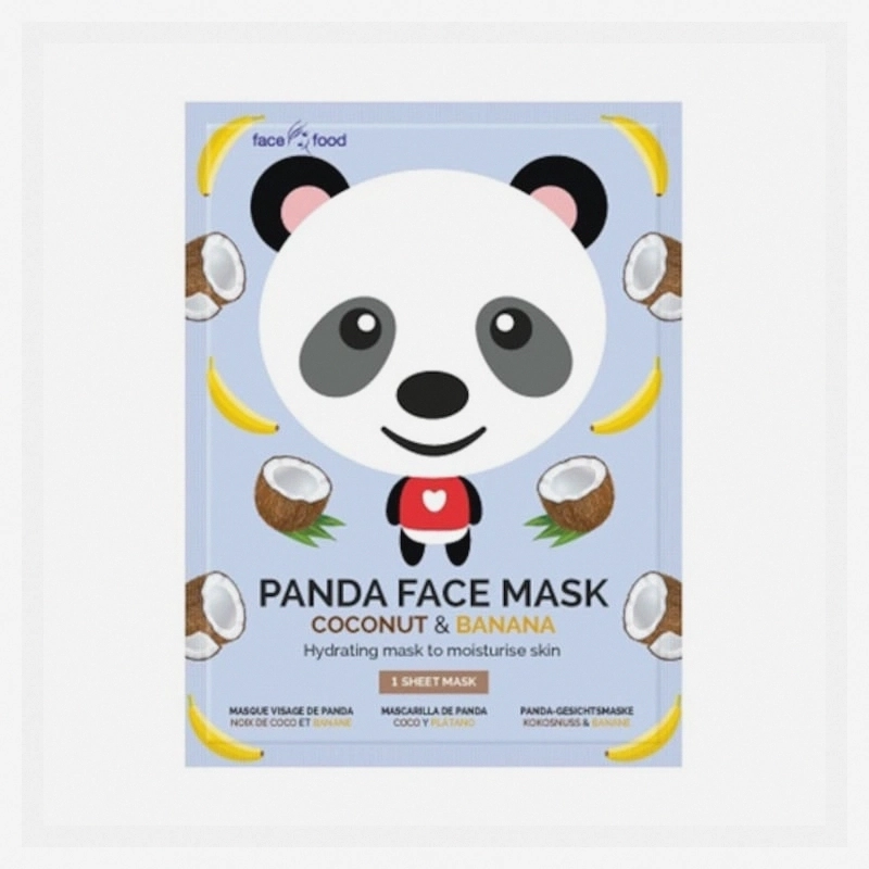 7th Heaven Animal Panda Face Mask 1 Count Sheet Mask for Hydration and Nourishment