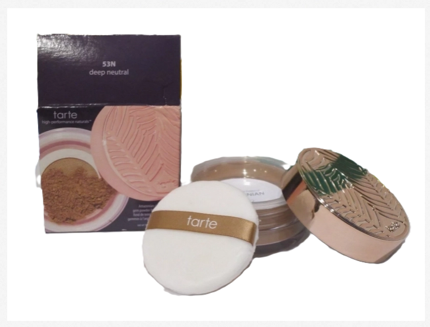 Tarte Amazonian Clay Gem Powder Foundation 53N Deep Neutral 0.35 oz