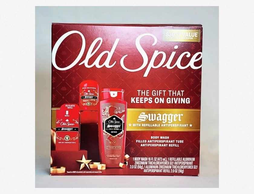 Old Spice Swagger 3-Piece Kit with Refillable Antiperspirant Refill