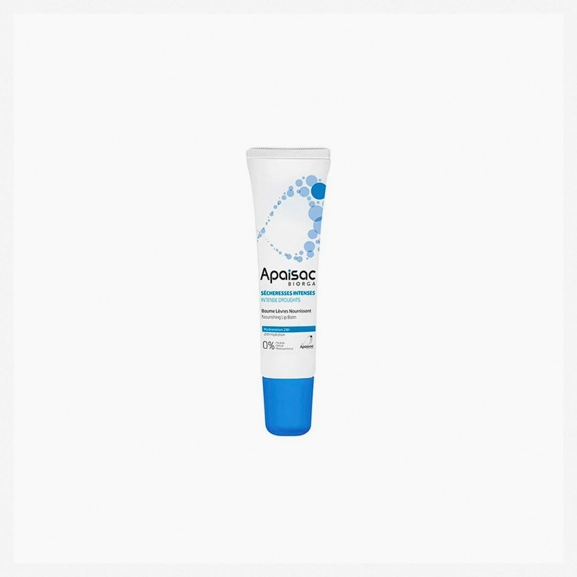 Apaisac Biorga Nourishing Lip Balm, 15ml – Moisturizing Lip Care for Dry Lips