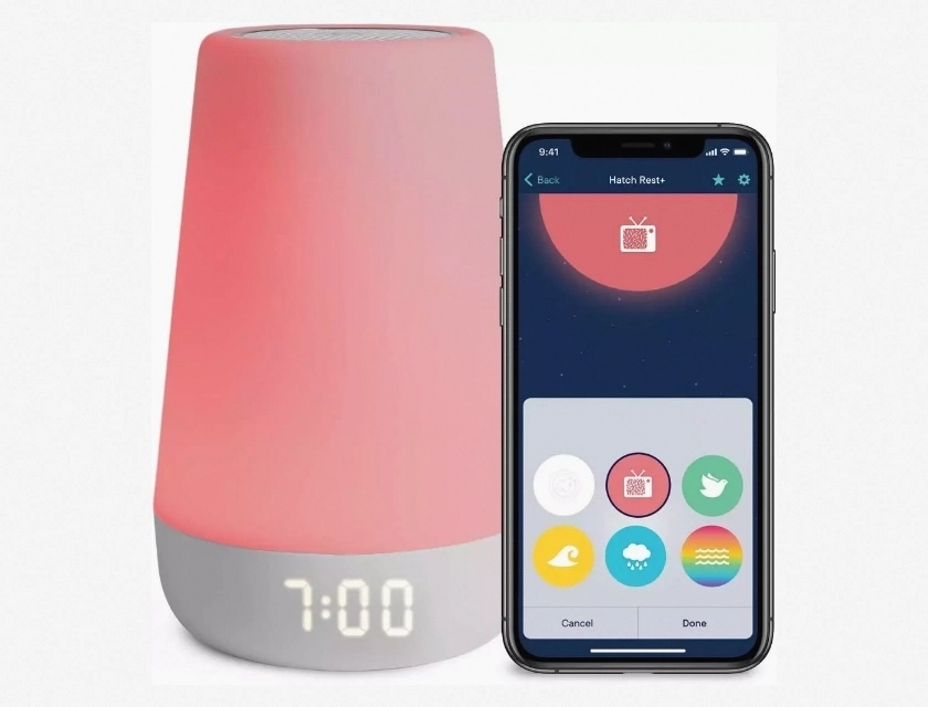 Hatch Rest Plus Baby Sound Machine Night Light and Audio Monitor