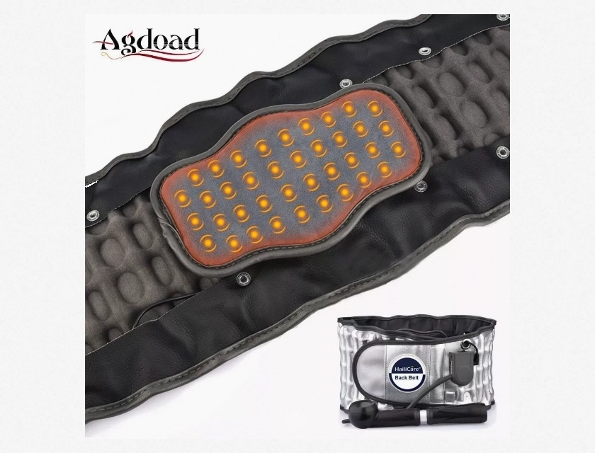 Lumbar Decompression Belt with Heat Therapy for Back Pain Relief