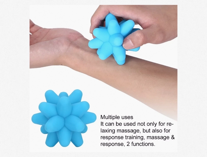 Massage Acupoint Ball for Muscle Release, Deep Tissue Trigger Point Therapy, Myofascial Release, Pain Relief – Portable Acupressure Massage Ball for Back, Neck, Shoulders, Feet