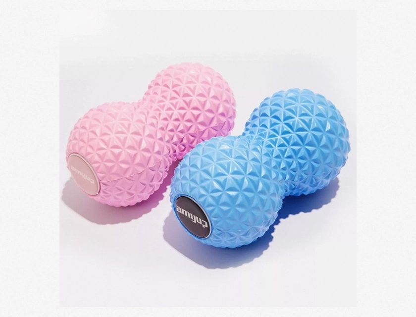 Double Massage Ball, EVA Peanut Ball for Deep Tissue Muscle Relief, Myofascial Release, Trigger Point Therapy – Portable for Athletes, Physical Therapy, Back, Neck, and Foot Pain