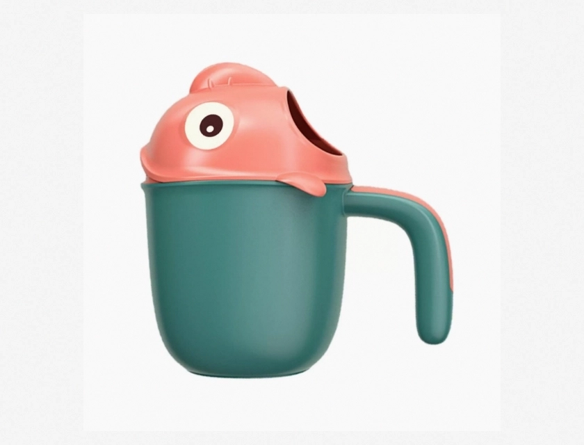 Creative Clownfish Shampoo Rinse Cup for Baby Bath Tub, Multifunctional Hair Rinser