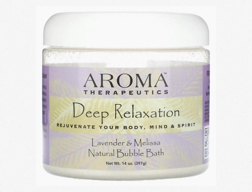 Abra Therapeutics Deep Relaxation Bubble Bath, 14 Oz – Calming Aromatherapy Bath Soak for Stress Relief