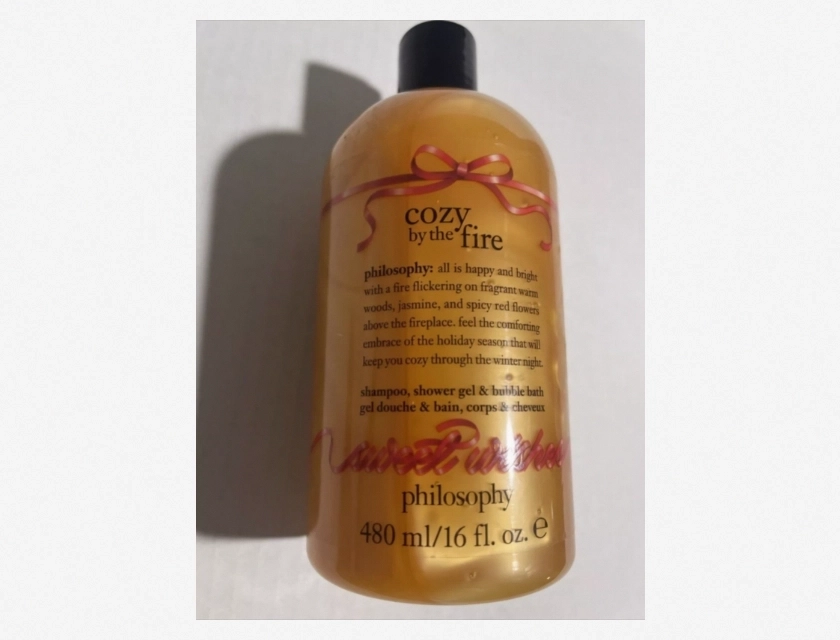Philosophy Caramel Apple Shampoo, Shower Gel & Bubble Bath, Sweet Wishes Christmas Edition, 16 oz