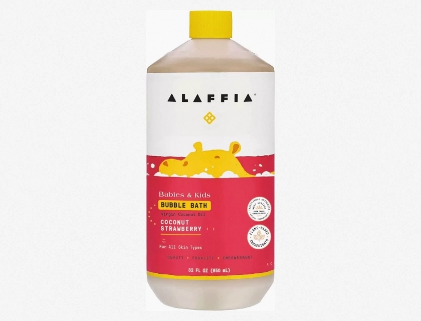 Alaffia Bubble Bath for Babies and Kids, Coconut Scent, 16 oz