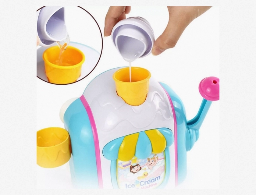 Bath Ice Cream Maker with Suction Cups for Toddlers – Fun Water Toy for Kids