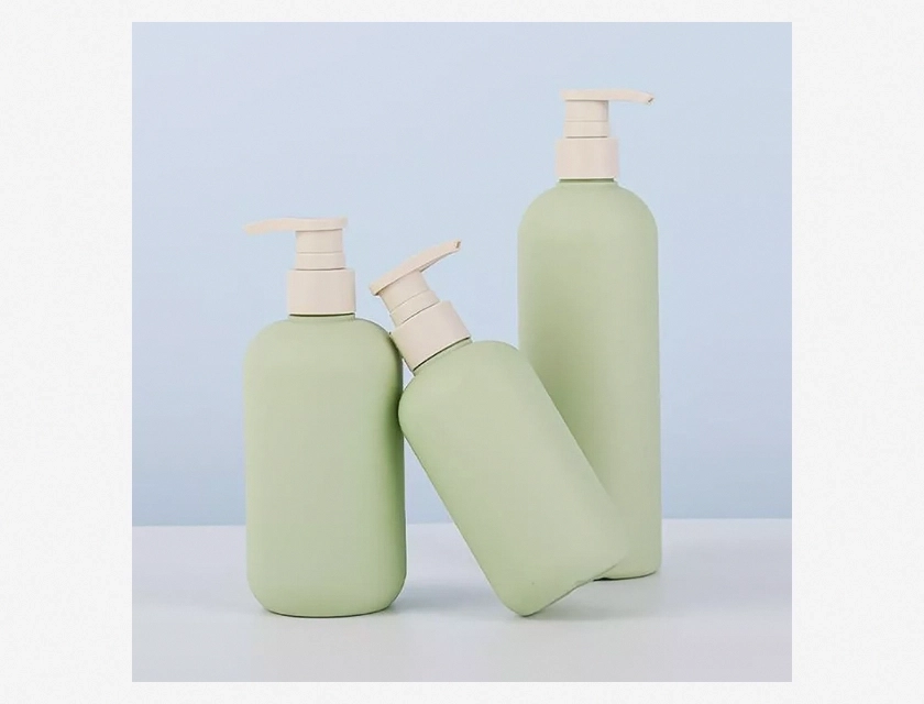 Green Hand Pump Dispenser Bottle for Bathroom Shower Gel and Shampoo, 1 Pack