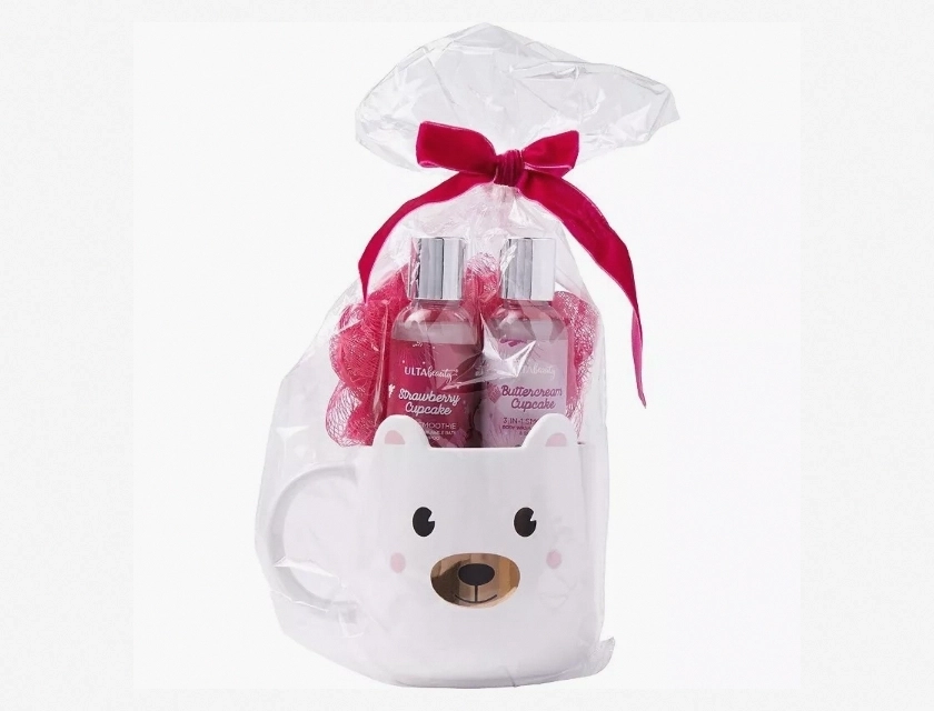 Ulta Polar Bear Mug 4-Piece Set, Limited Edition, 12 oz Ceramic Coffee Mugs with Winter Design, Perfect for Hot Beverages, Gift Ready