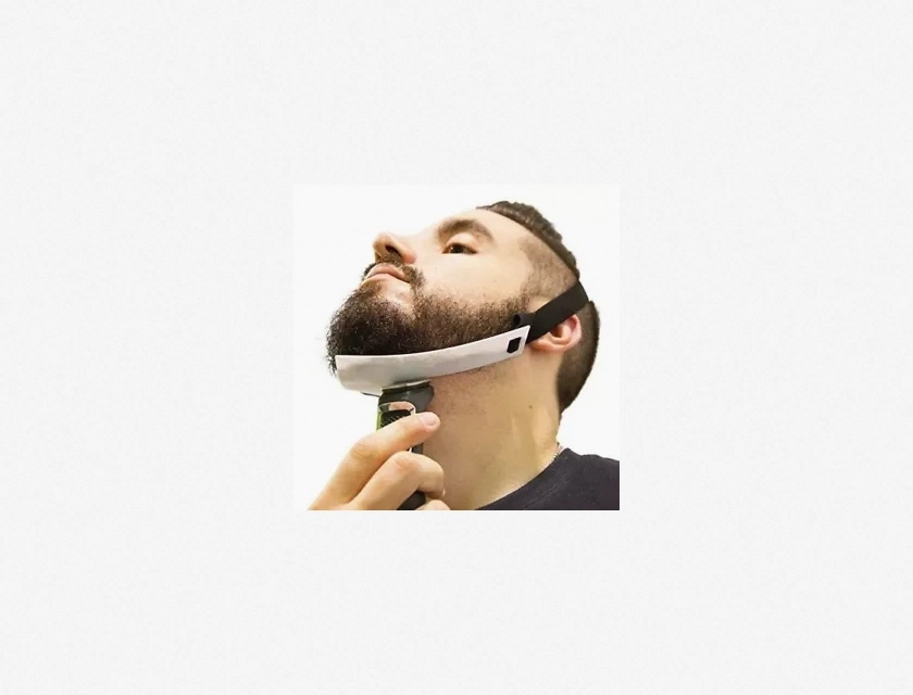 Aberlite FlexShaper Beard Shaper and Neckline Guide, Hands-Free and Flexible