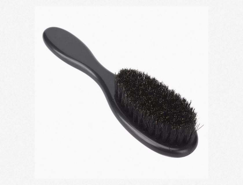 Barber Beard Brush with Dense Bristles and Ergonomic Handle for Styling and Grooming