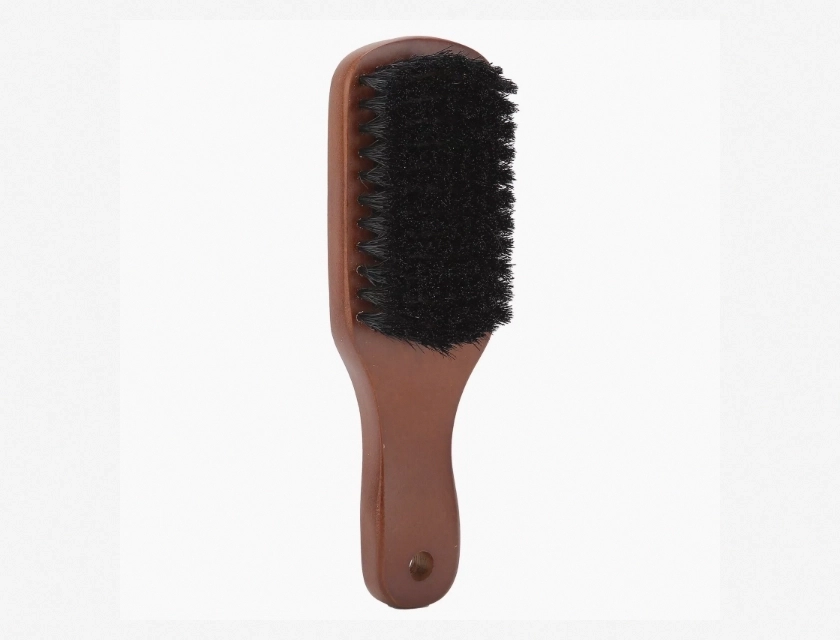 Men’s Boar Bristle Beard and Mustache Brush for Styling and Grooming